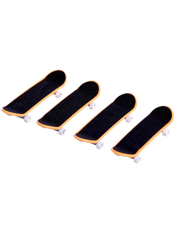 Набор фингербордов «Уличный скейтер», 4 штуки, цвет МИКС