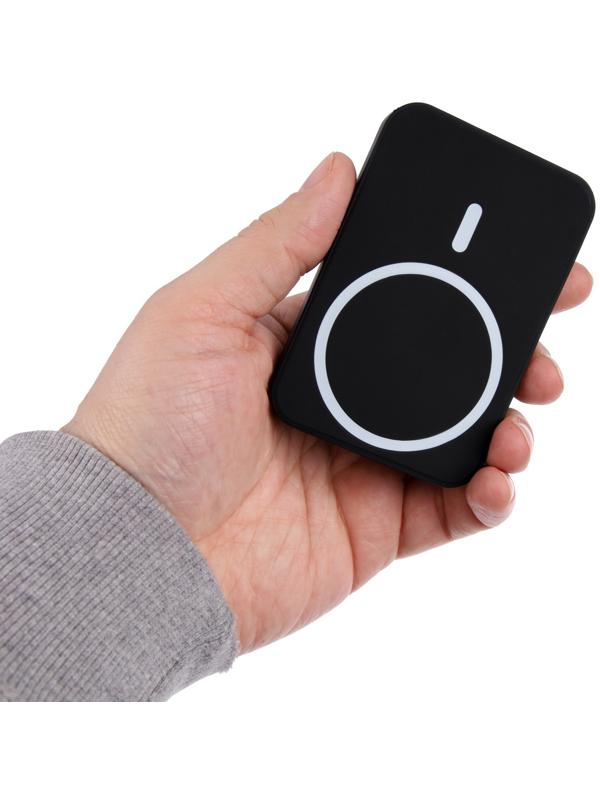 Внешний аккумулятор CRR-33, 5000 мАч, 5 W, с функцией MagSafe, Lightning, чёрный