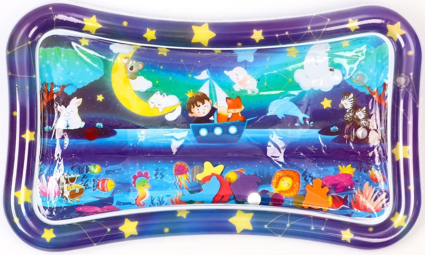 Развивающий водный коврик «Волшебная ночь», 80x50 см, Крошка Я