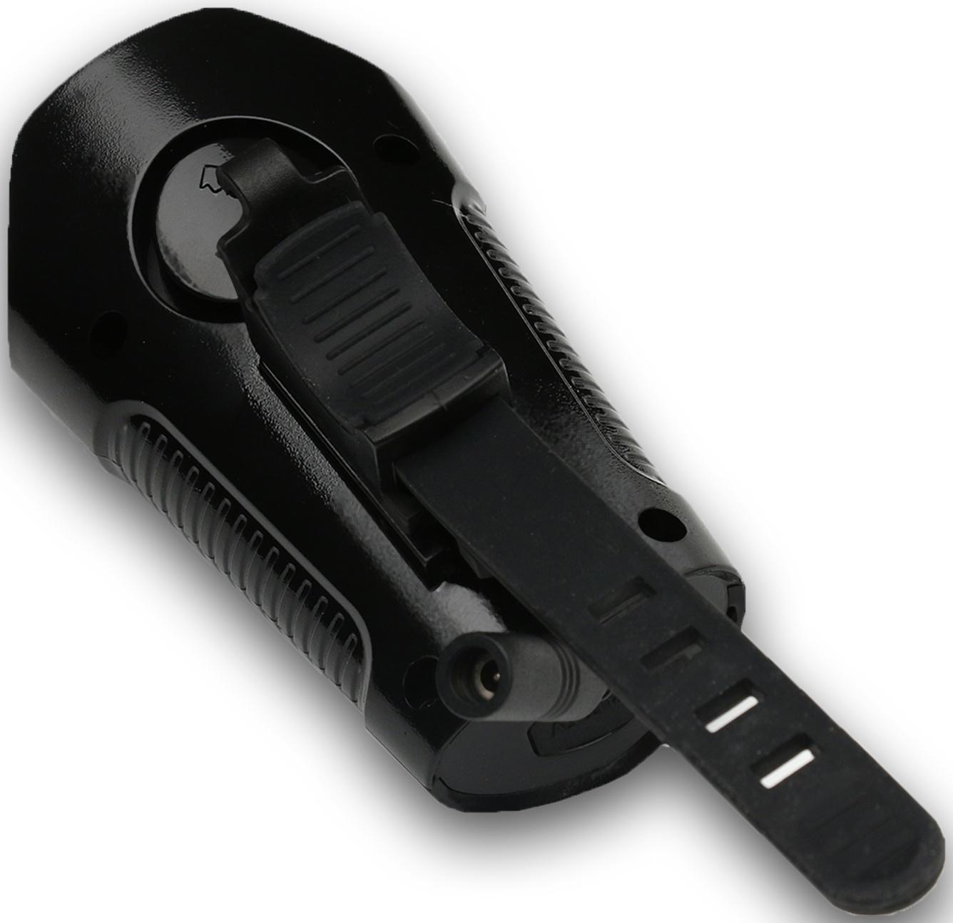 Фонарь велосипедный аккумуляторный,300 лм,1500 мАч,5Вт,LED,4 режима,сигнал,спидометр,черный