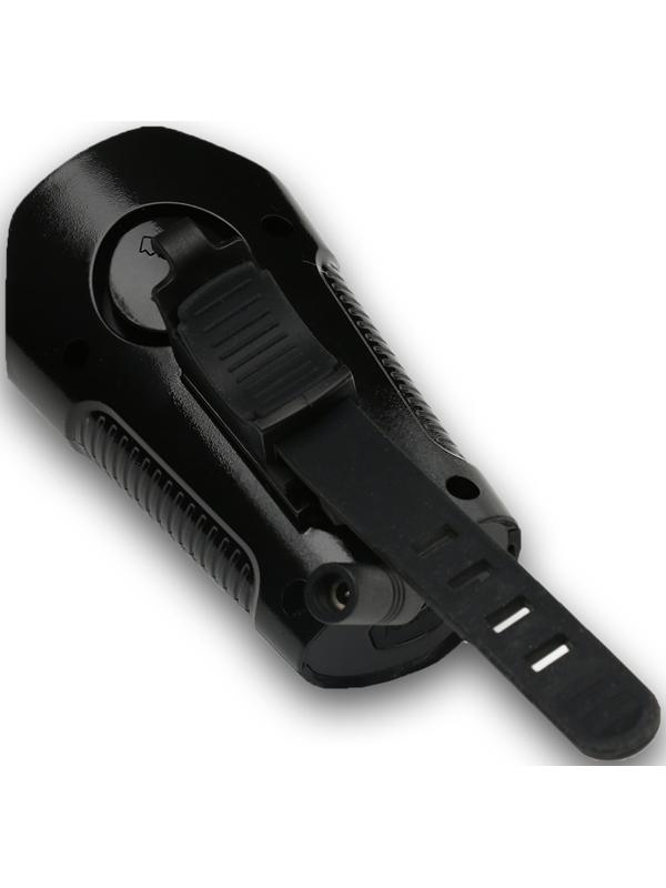 Фонарь велосипедный аккумуляторный,300 лм,1500 мАч,5Вт,LED,4 режима,сигнал,спидометр,черный