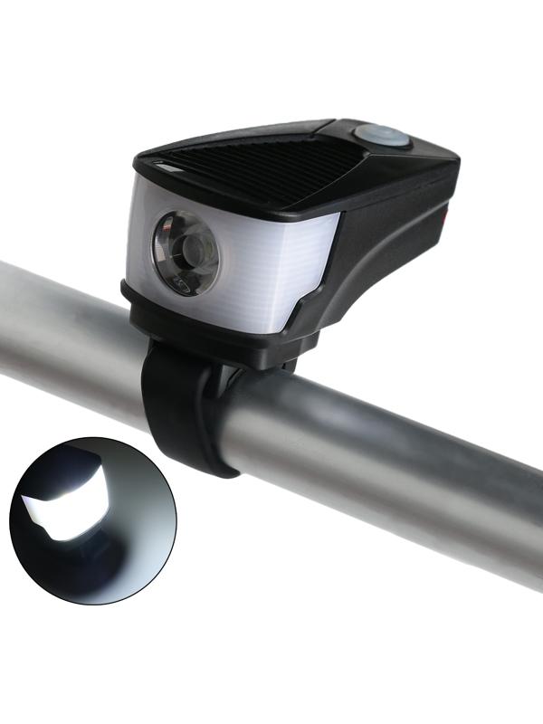 Фонарь велосипедный аккумуляторный, 300 лм, 1200 мАч, 5 Вт, LED, 4 режима