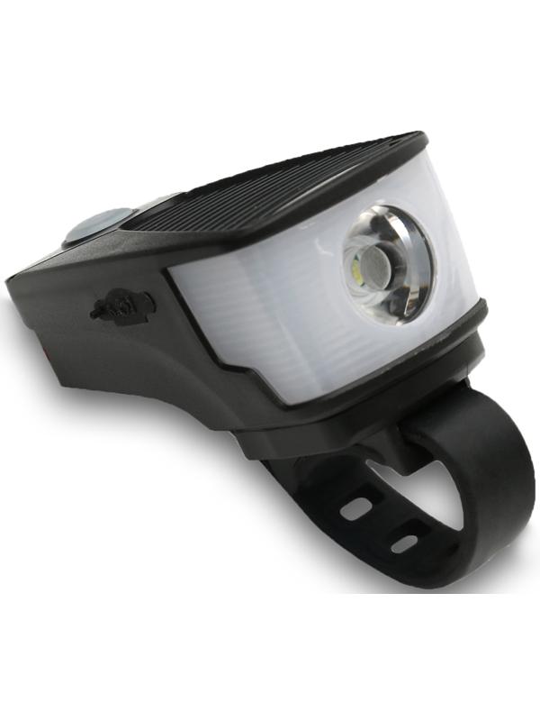 Фонарь велосипедный аккумуляторный, 300 лм, 1200 мАч, 5 Вт, LED, 4 режима