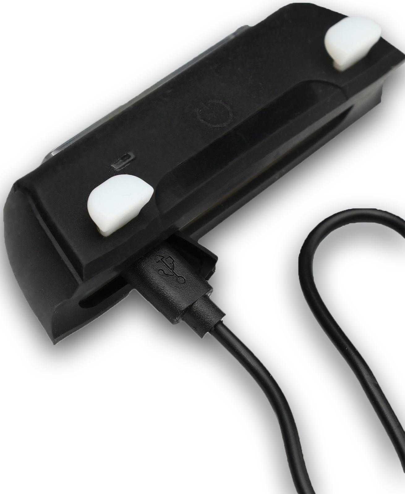 Фонарь велосипедный аккумуляторный, 120 лм, 500 мАч, 1.5 Вт, COB, 5 режимов