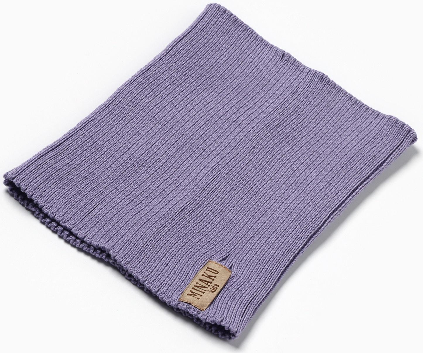 Снуд детский MINAKU, р-р 42-50, цвет лаванда