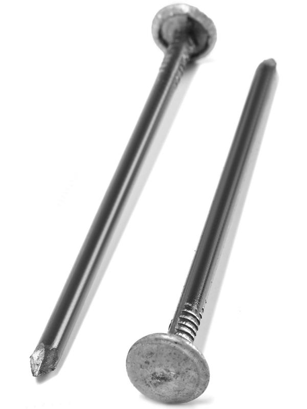 Гвозди ТУНДРА, шиферные, оцинкованные, 5х120 мм, 15 кг