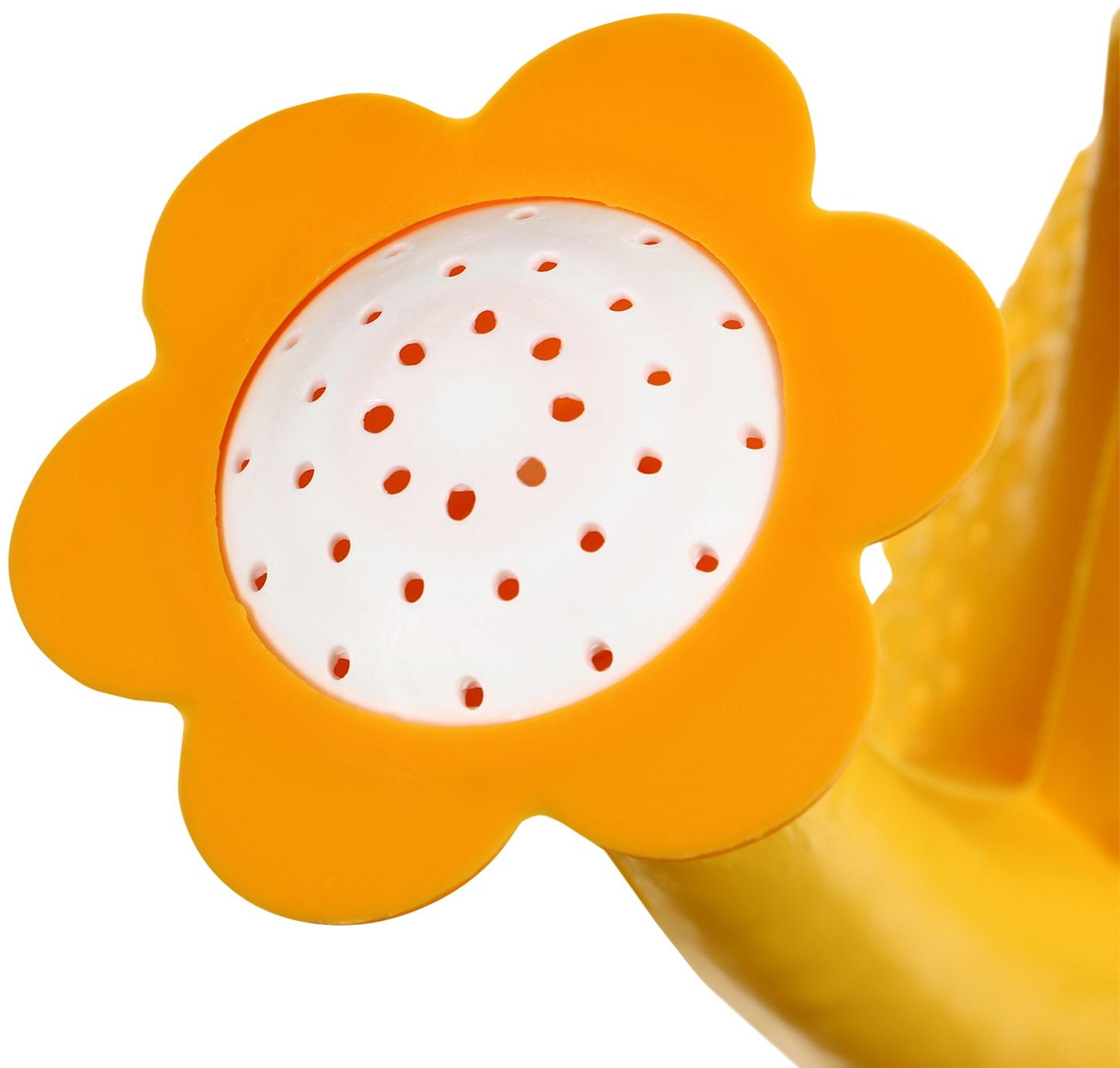 Лейка, 0.75, с рассеивателем, жёлтая