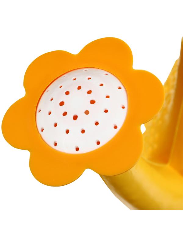 Лейка, 0.75, с рассеивателем, жёлтая