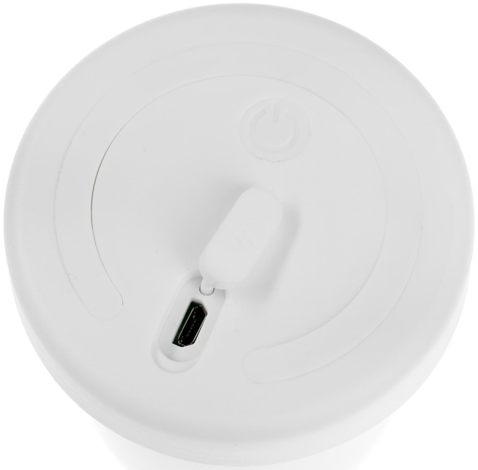 Блендер Luazon LBR-04, 40 Вт, 420 мл, портативный, АКБ, белый