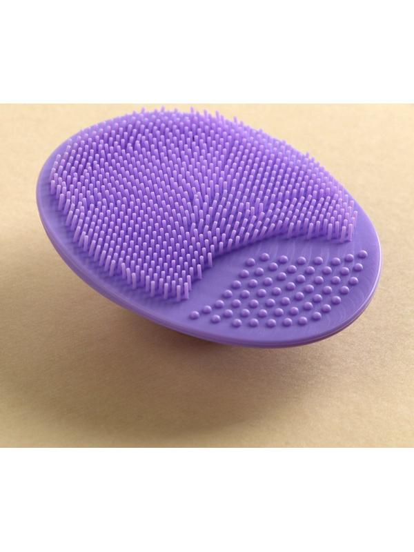 Силиконовый спонж для умывания в пакете 