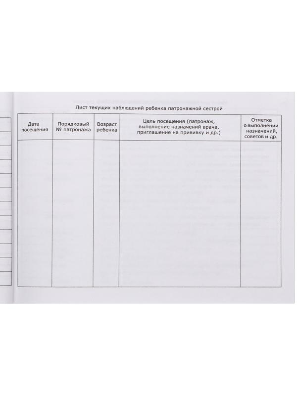 Медицинская карта ребёнка 