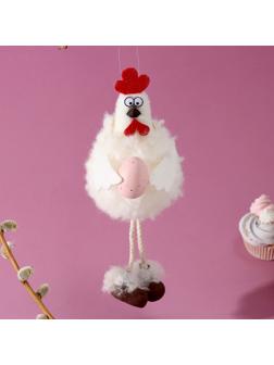 Мягкая игрушка «Петушок» на подвесе, 16 см, цвет МИКС