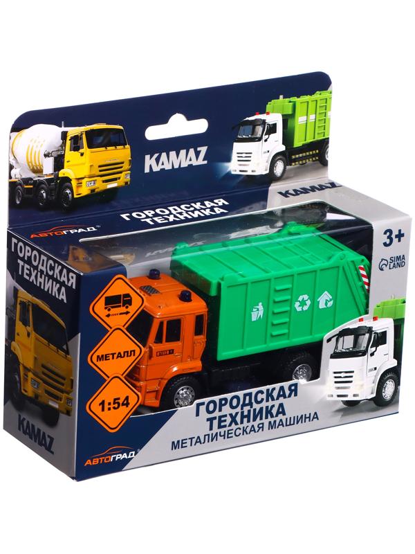 Грузовик металлический «КАМАЗ. Город», 1:54, инерция