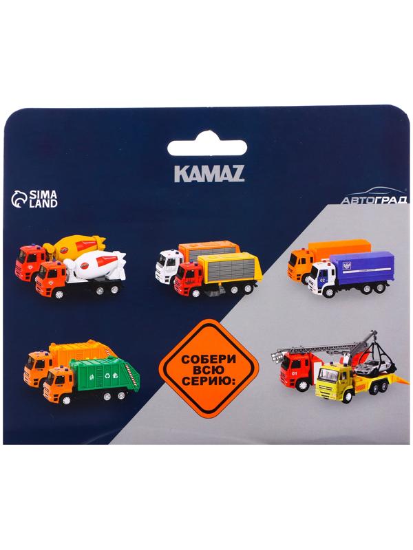 Грузовик металлический «КАМАЗ. Город», 1:54, инерция