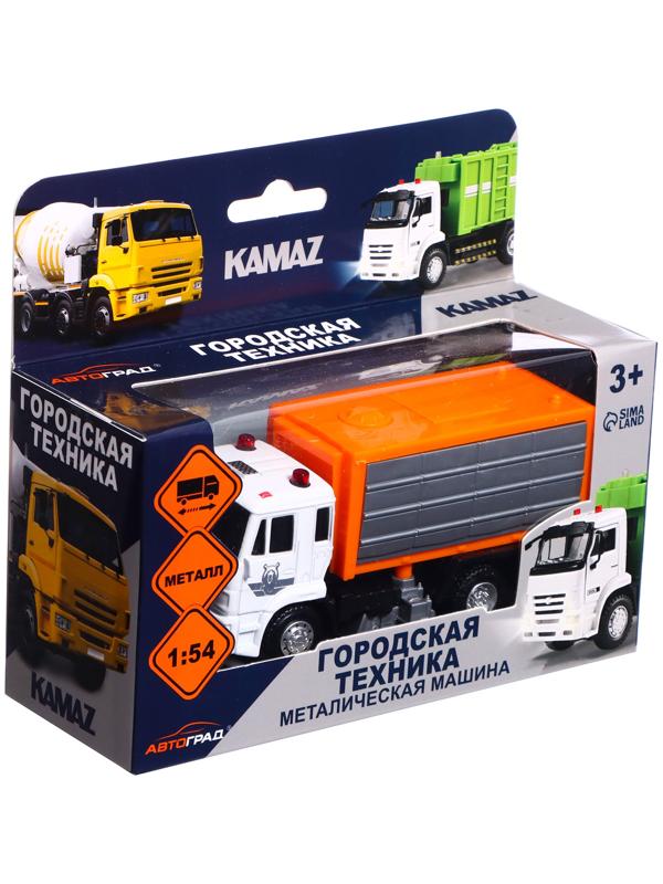 Грузовик металлический «КАМАЗ. Город», 1:54, инерция