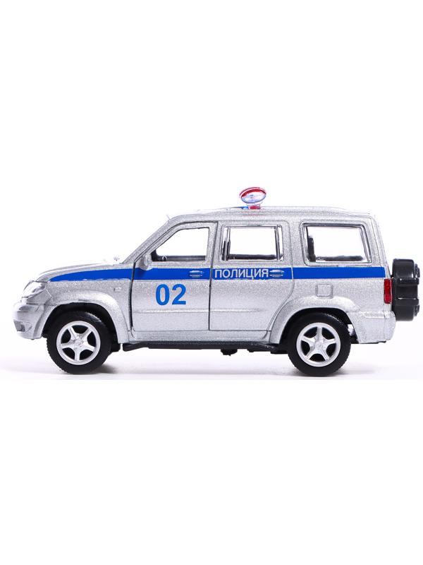 Машина металлическая «УАЗ Патриот. Полиция», инерция, 1:50