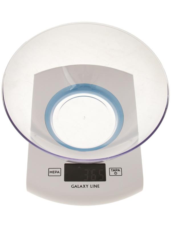 Весы кухонные Galaxy LINE GL 2803, электронные, до 5 кг, белые