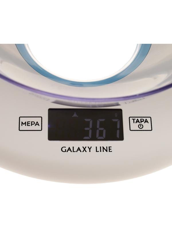Весы кухонные Galaxy LINE GL 2803, электронные, до 5 кг, белые