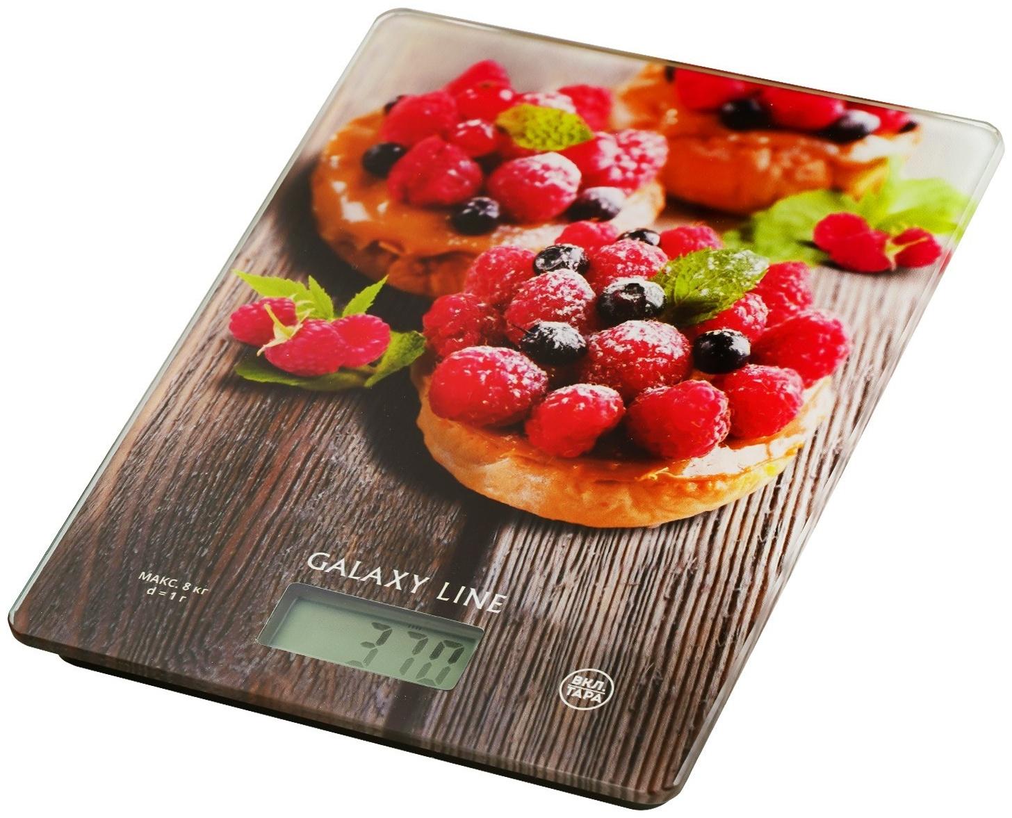Весы кухонные Galaxy LINE GL 2816, электронные, до 8 кг