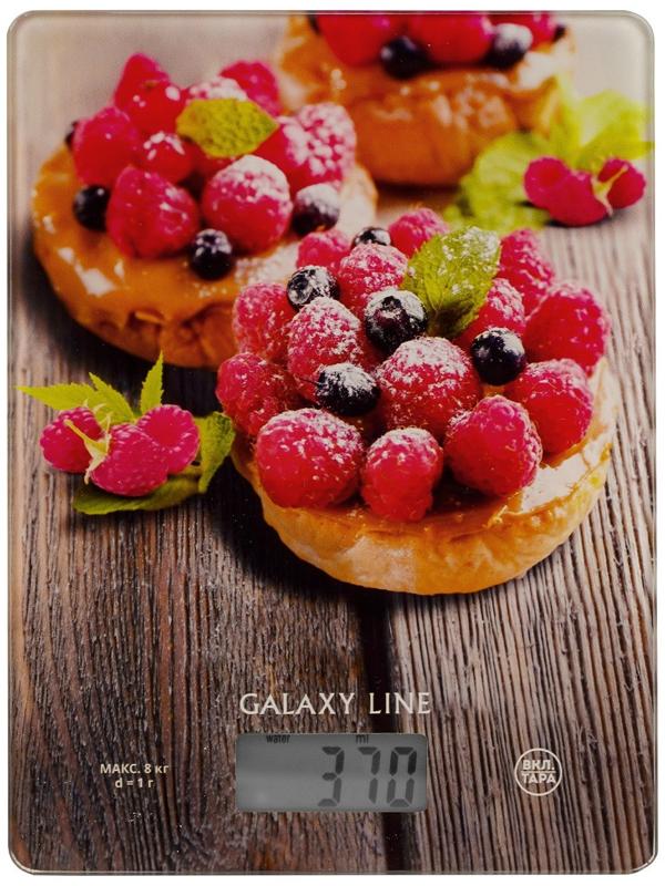 Весы кухонные Galaxy LINE GL 2816, электронные, до 8 кг