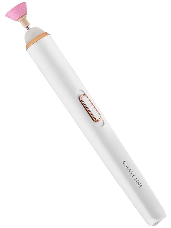 Аппарат для маникюра Galaxy LINE GL 4913, 0.5 Вт, 6 насадок, белый