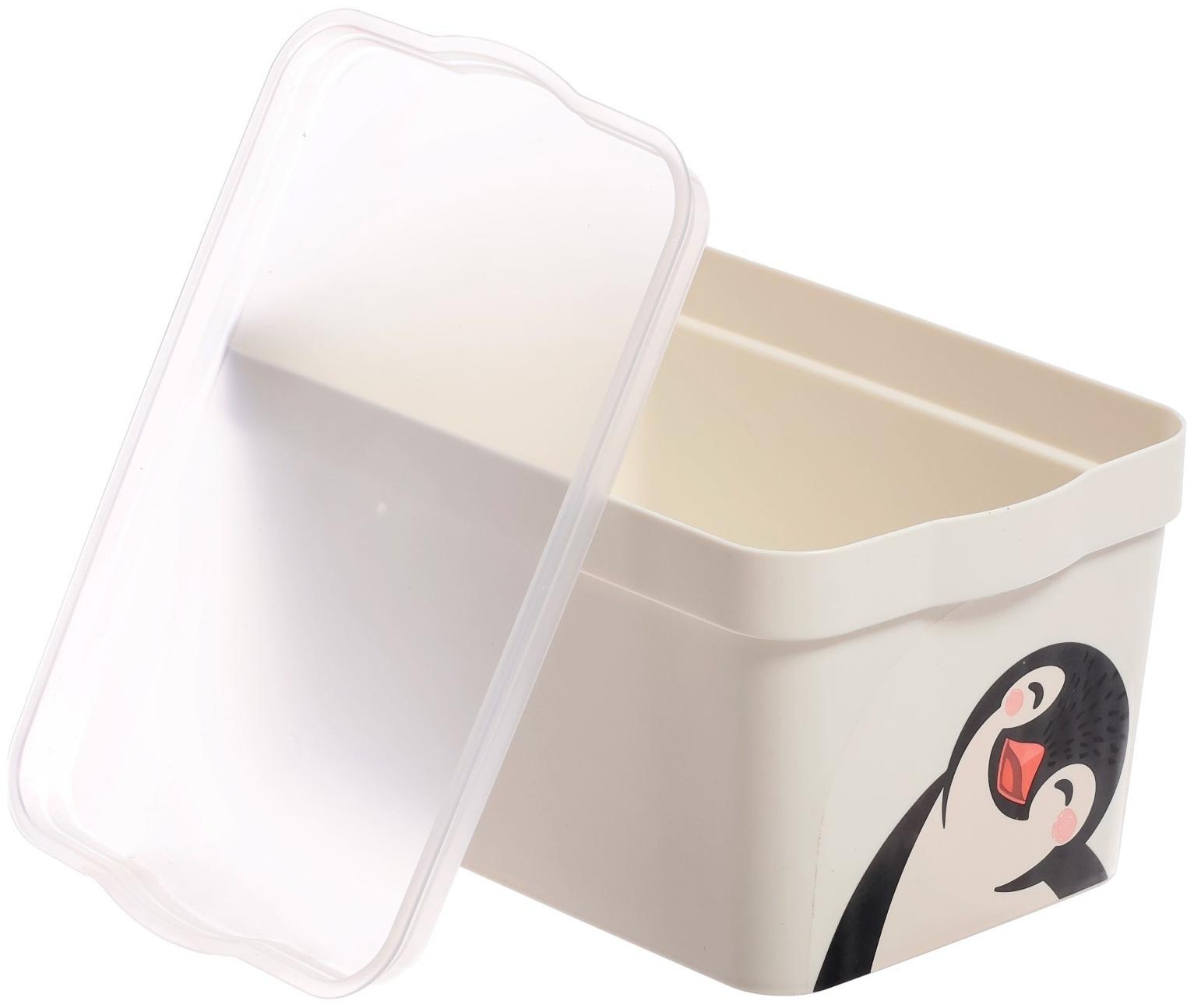 Детский ящик Lalababy Cute Penguin, 2,3 л