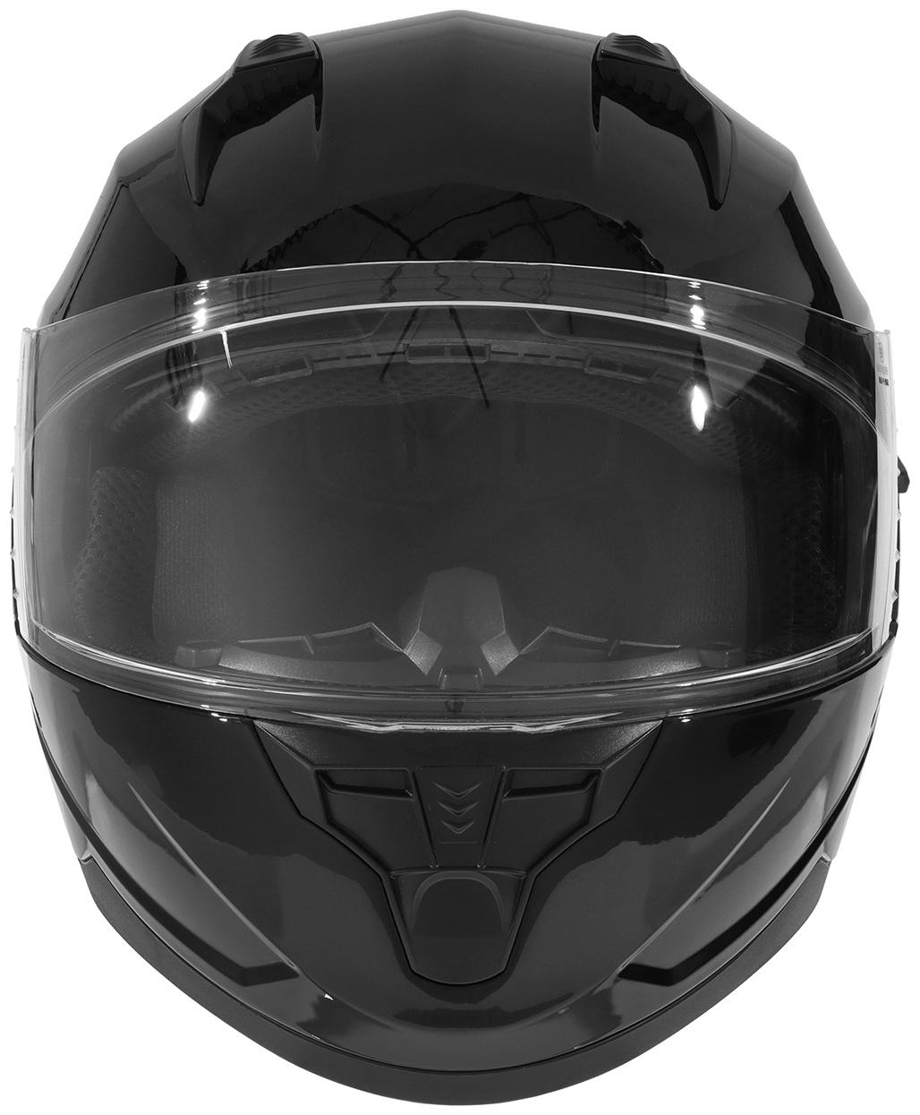 Шлем интеграл с двумя визорами, размер L (59-60), модель BLD-M67E, черный глянцевый