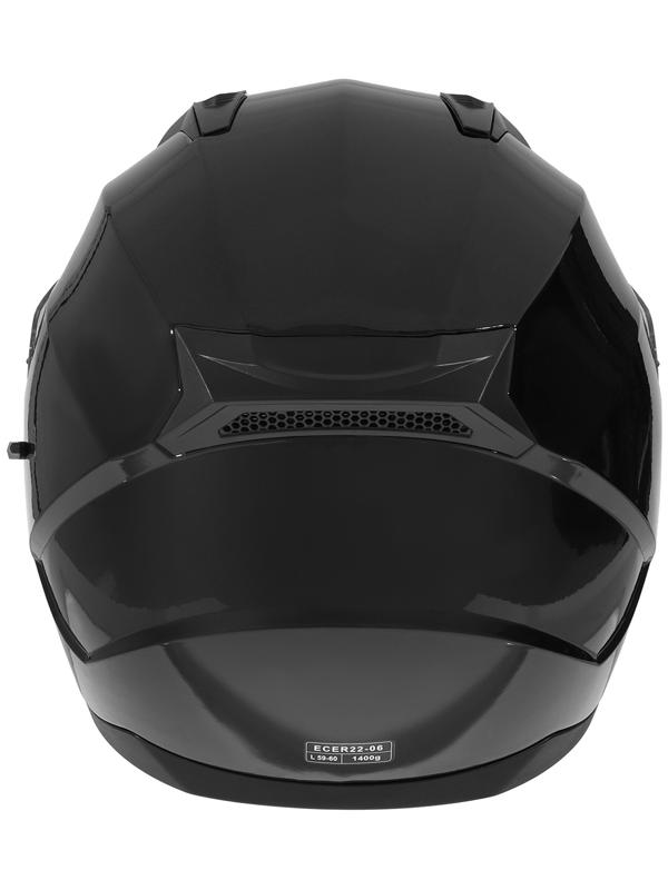 Шлем интеграл с двумя визорами, размер L (59-60), модель BLD-M67E, черный глянцевый