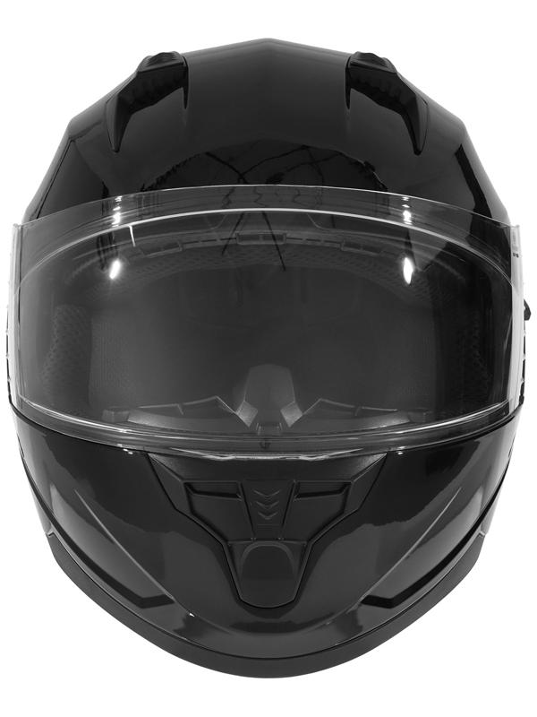 Шлем интеграл с двумя визорами, размер XL (60-61), модель BLD-M67E, черный глянцевый