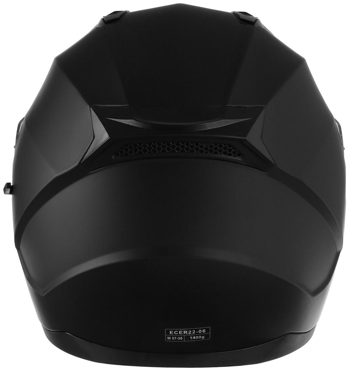 Шлем интеграл с двумя визорами, размер M (57-58), модель BLD-M67E, черный матовый