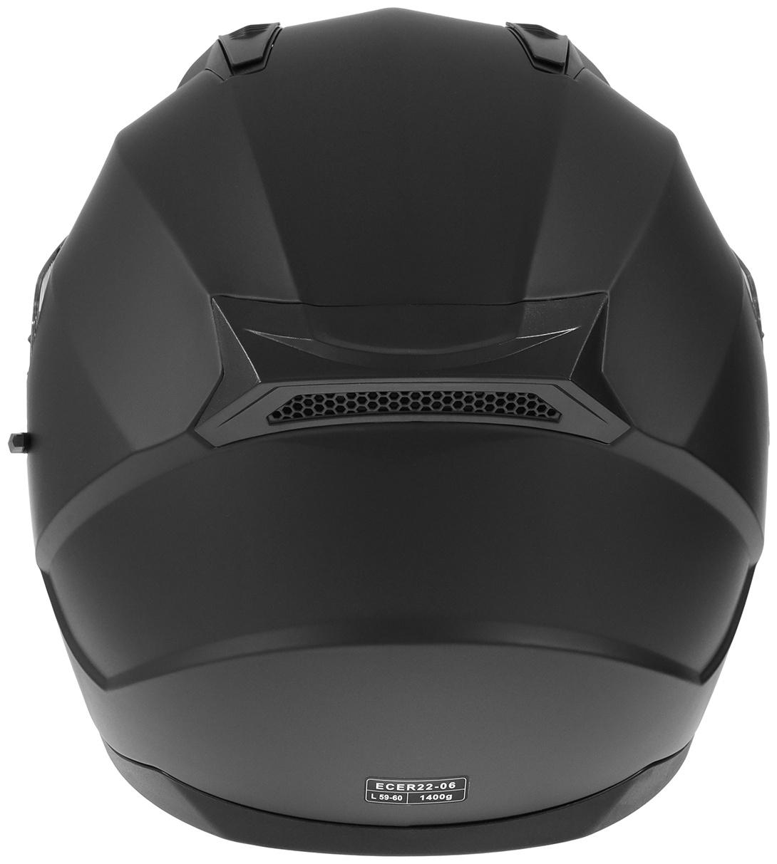 Шлем интеграл с двумя визорами, размер L (59-60), модель BLD-M67E, черный матовый