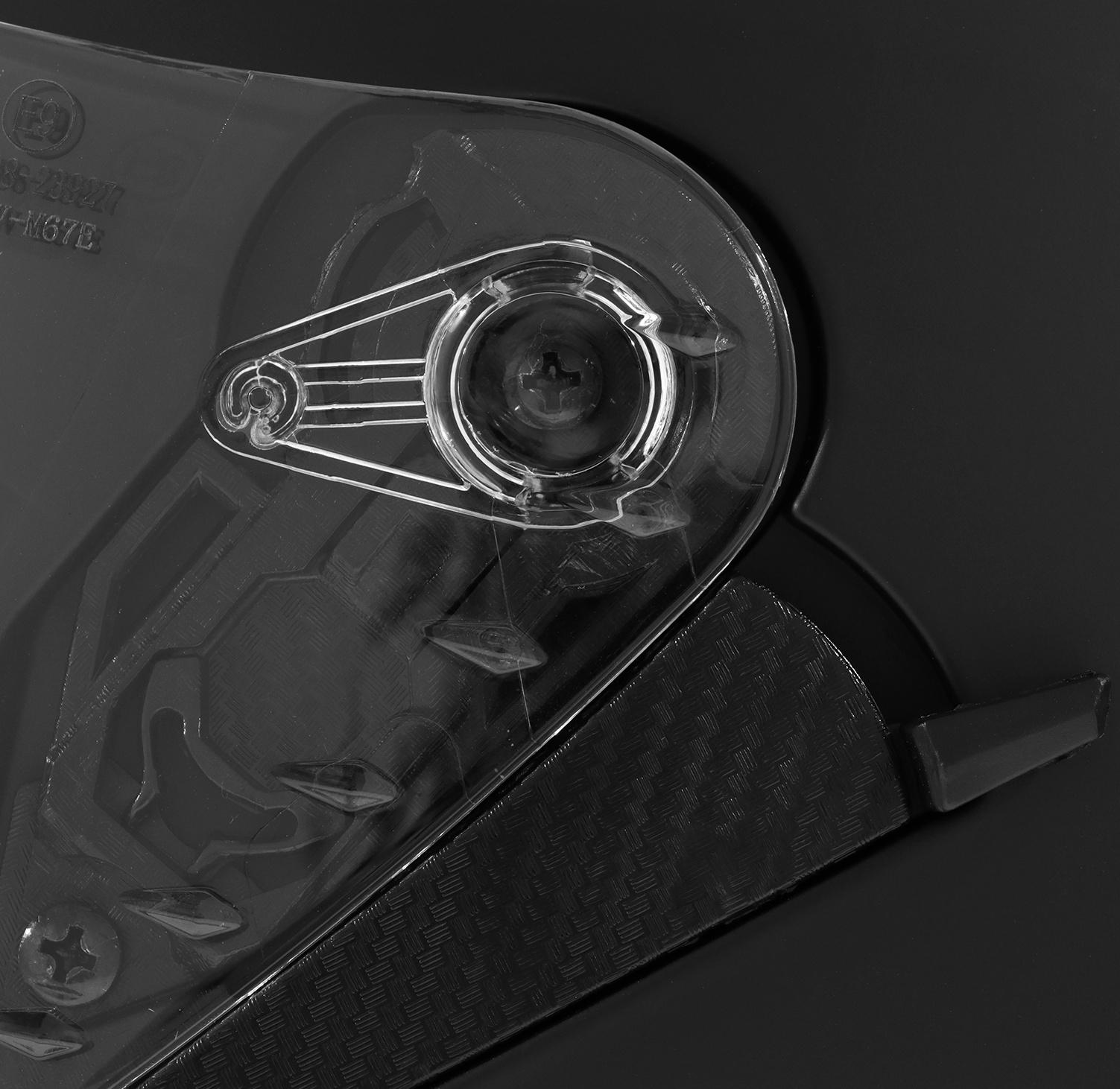 Шлем интеграл с двумя визорами, размер L (59-60), модель BLD-M67E, черный матовый