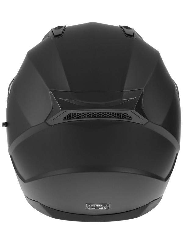 Шлем интеграл с двумя визорами, размер L (59-60), модель BLD-M67E, черный матовый