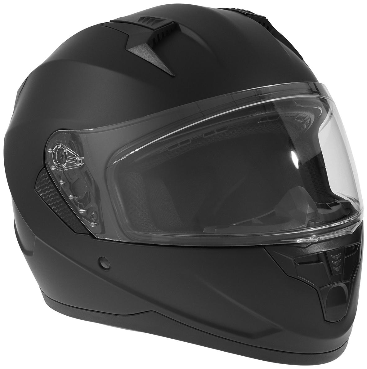 Шлем интеграл с двумя визорами, размер XL (60-61), модель BLD-M67E, черный матовый