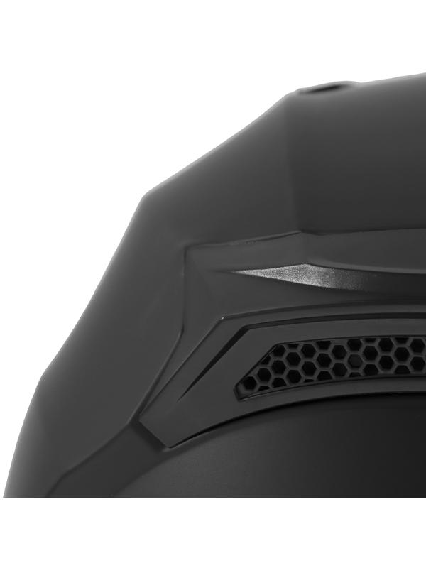 Шлем интеграл с двумя визорами, размер XL (60-61), модель BLD-M67E, черный матовый