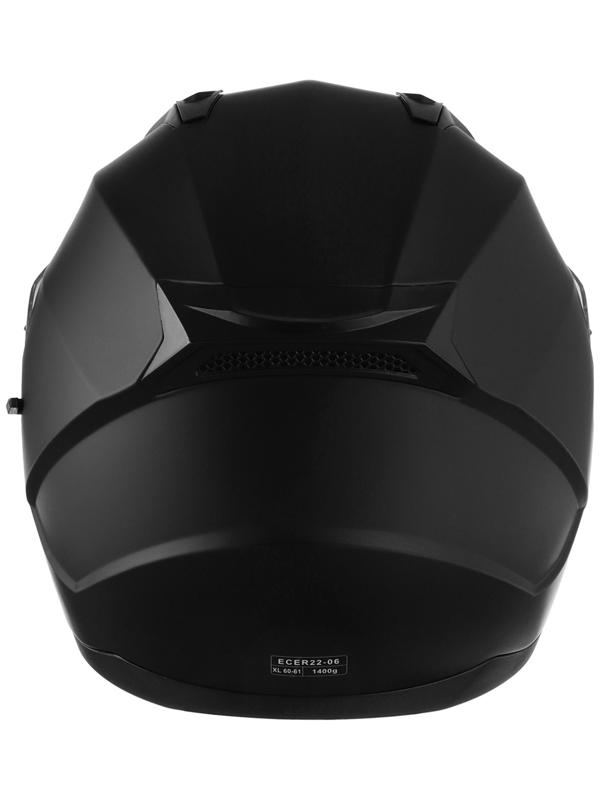 Шлем интеграл с двумя визорами, размер XL (60-61), модель BLD-M67E, черный матовый