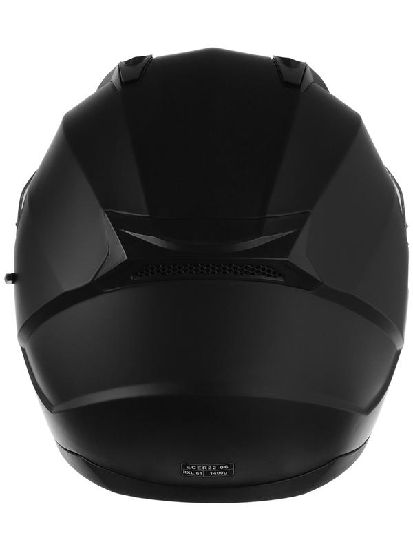 Шлем интеграл с двумя визорами, размер XXL (61), модель BLD-M67E, черный матовый