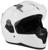 Шлем интеграл с двумя визорами, размер XL (60-61), модель BLD-M67E, белый глянцевый