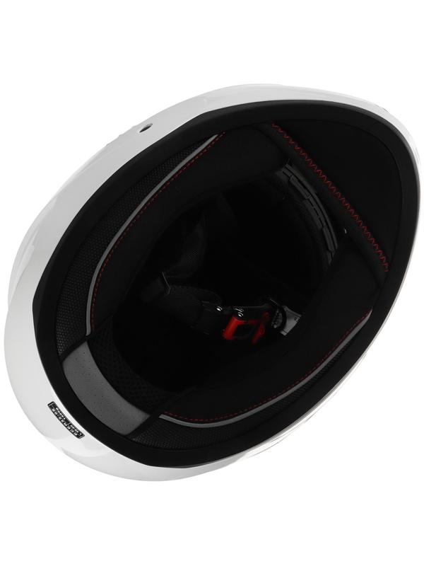 Шлем интеграл с двумя визорами, размер XL (60-61), модель BLD-M67E, белый глянцевый