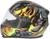 Шлем интеграл с двумя визорами, размер XS (53-54), модель BLD-M67E, черно-желтый