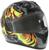 Шлем интеграл с двумя визорами, размер XS (53-54), модель BLD-M67E, черно-желтый