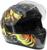 Шлем интеграл с двумя визорами, размер S (55-56), модель BLD-M67E, черно-желтый