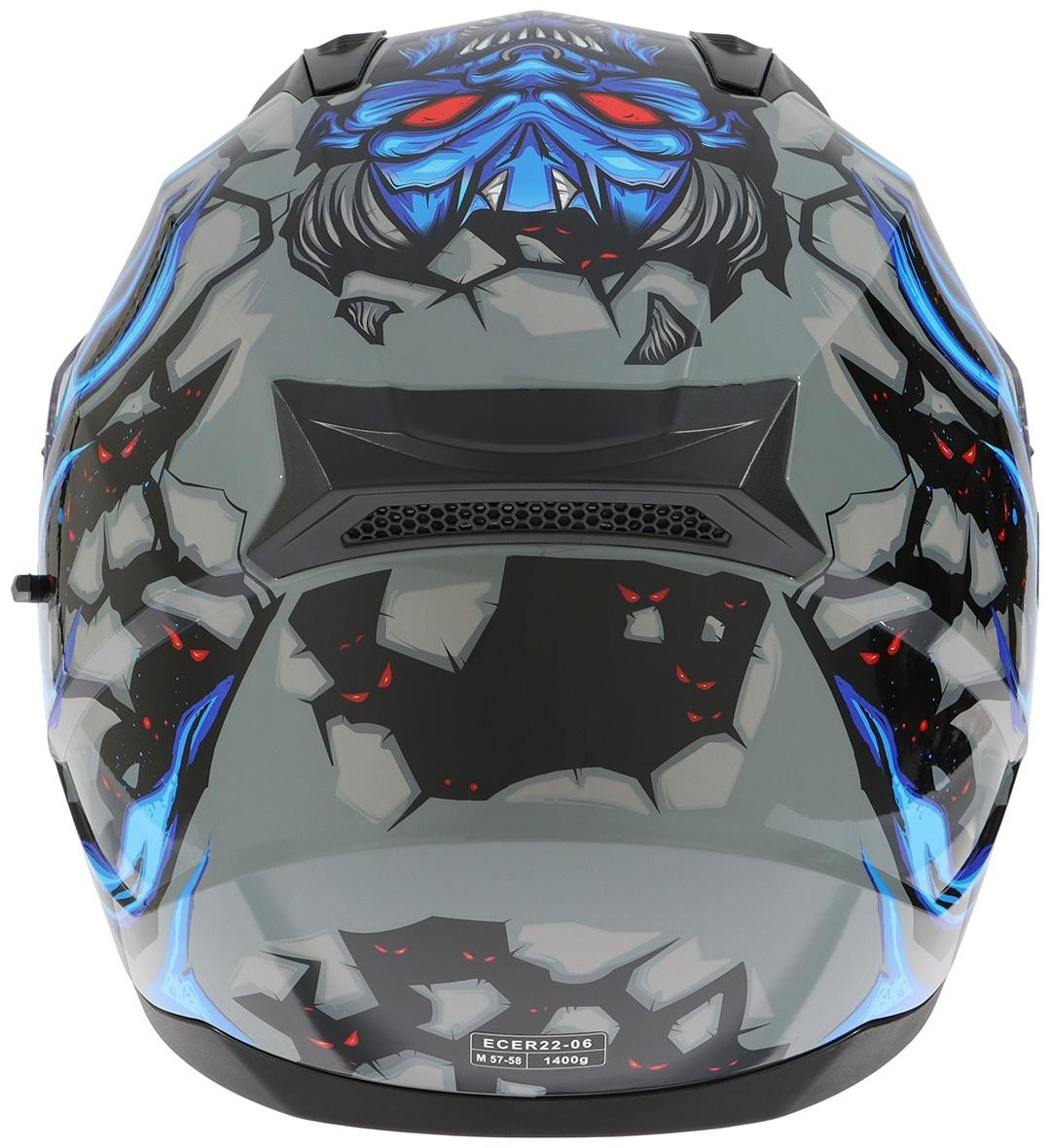 Шлем интеграл с двумя визорами, размер M (57-58), модель BLD-M67E, черно-синий