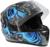 Шлем интеграл с двумя визорами, размер M (57-58), модель BLD-M67E, черно-синий