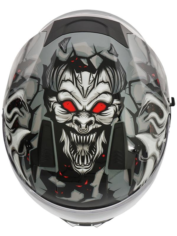 Шлем интеграл с двумя визорами, размер M (57-58), модель BLD-M67E, черно-серый