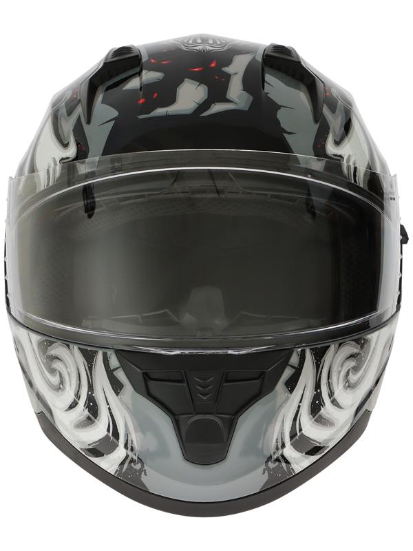 Шлем интеграл с двумя визорами, размер L (59-60), модель BLD-M67E, черно-серый