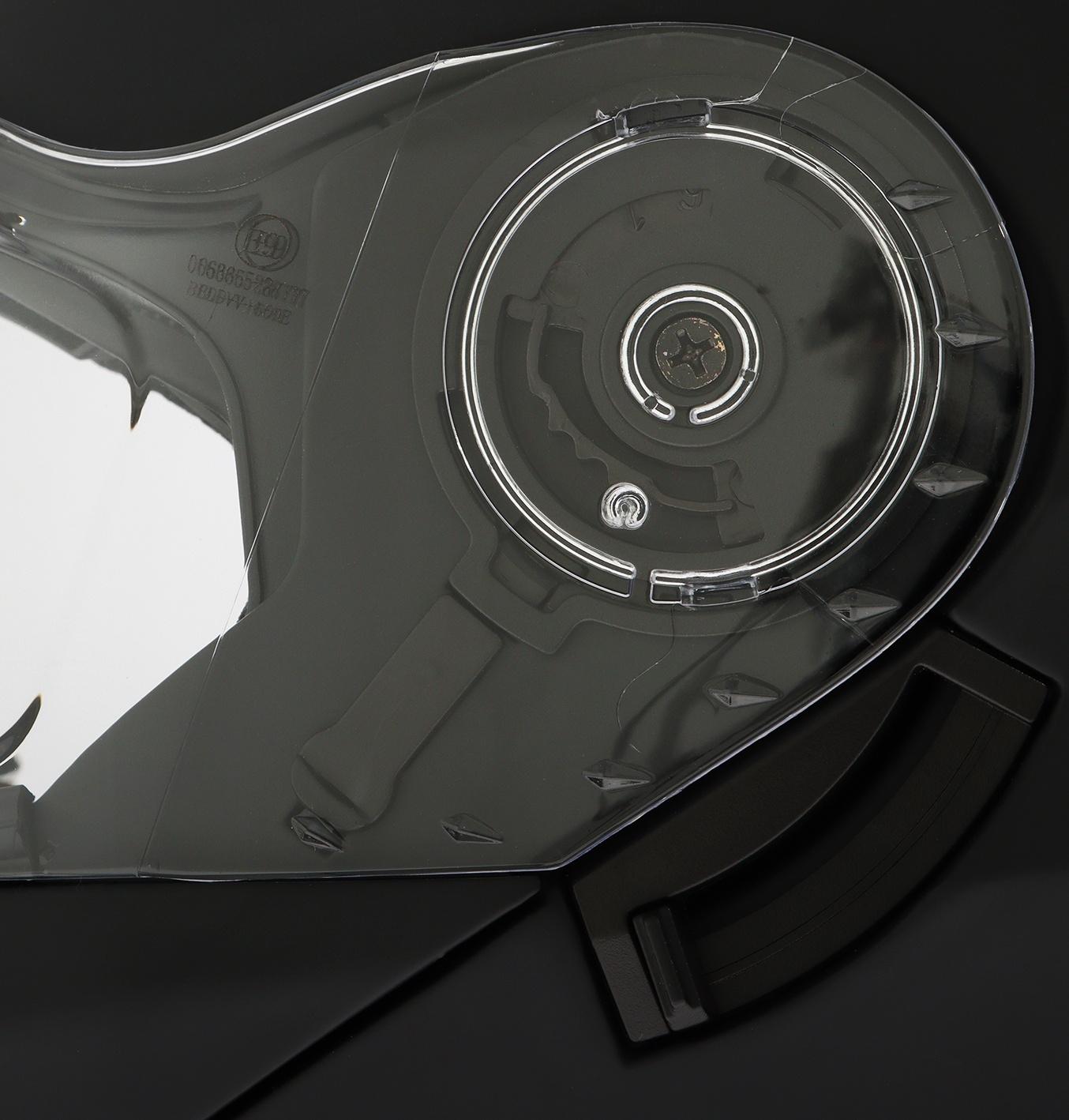 Шлем модуляр с двумя визорами, размер M (57-58), модель - BLD-160E, черный матовый