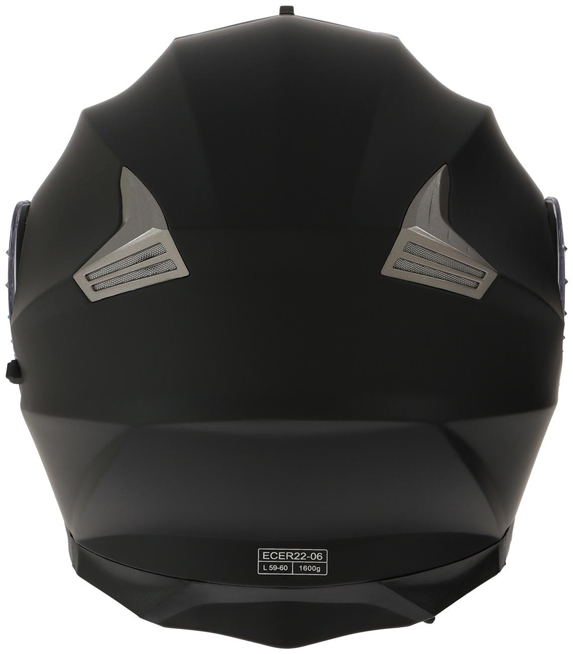 Шлем модуляр с двумя визорами, размер L (59-60), модель - BLD-160E, черный матовый