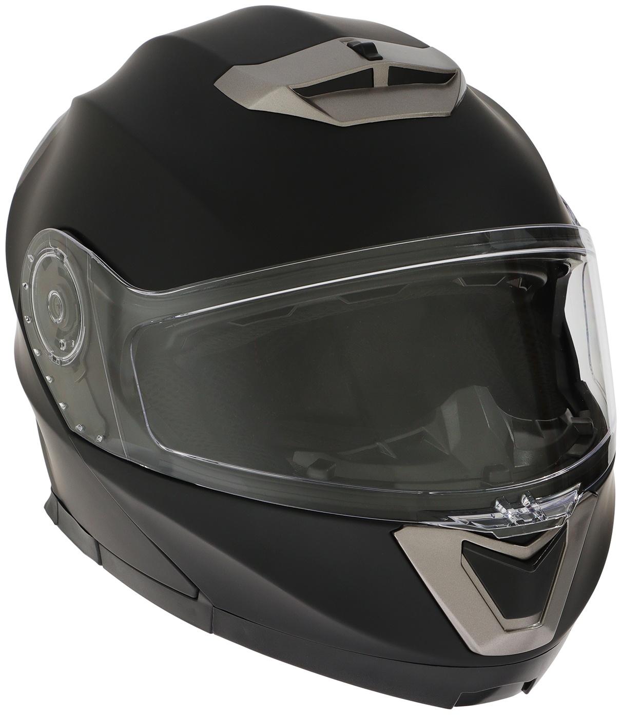 Шлем модуляр с двумя визорами, размер XL (60-61), модель - BLD-160E, черный матовый