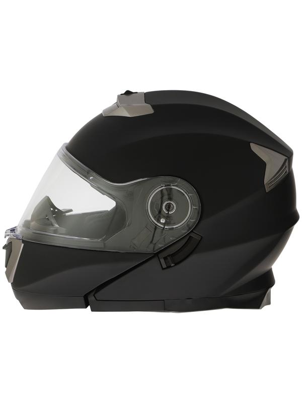 Шлем модуляр с двумя визорами, размер XL (60-61), модель - BLD-160E, черный матовый